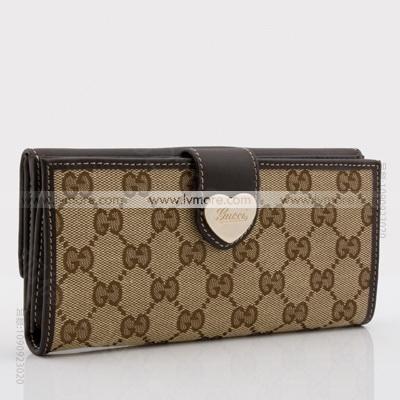 Gucci古奇中长款女士钱夹黑