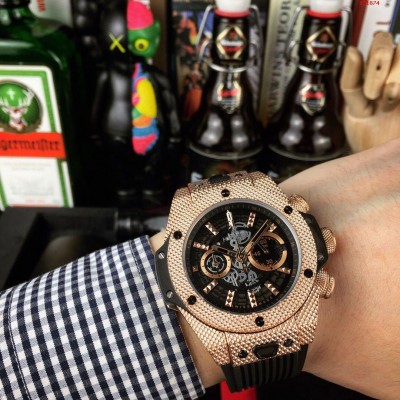 恒宝HUBLOT镀膜玻璃45mm 13 高仿奢侈品名表 精仿名牌手表 原版名牌钟表 A货名牌腕表 原单名牌腕表