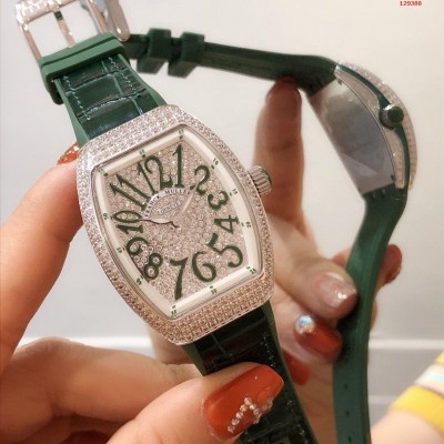 FM法穆兰，高级珠宝系列瑞士石英32 4 高仿奢侈品名表 精仿名牌手表 原版名牌钟表 A货名牌腕表 原单名牌腕表