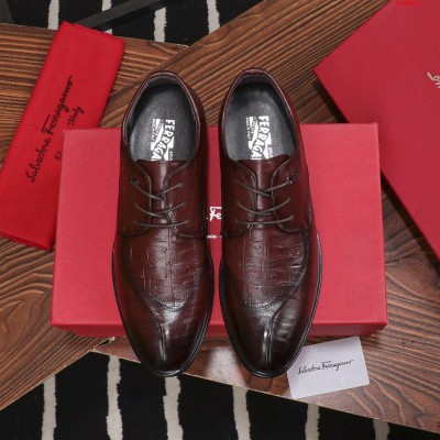 菲拉格慕高端商务正装皮鞋风格华贵典雅实用性和款式并