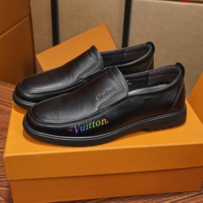 LV高端商务正装皮鞋风格华贵典雅实用性和款式并重