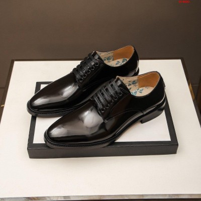 GUCCl古驰高端商务正装皮鞋风格华贵典雅实用性