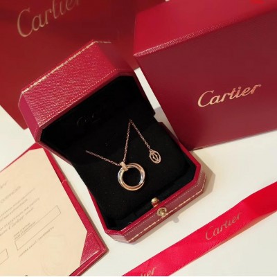 代购级别Cartier卡地亚Tri 高仿名牌项链 精仿名牌项链 原版名牌项链...