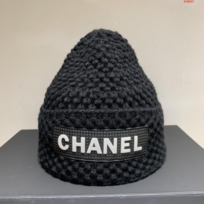 Chanel香奈儿针织毛线帽跑量款保暖 高仿品牌帽子 精仿品牌帽子 原版品牌...