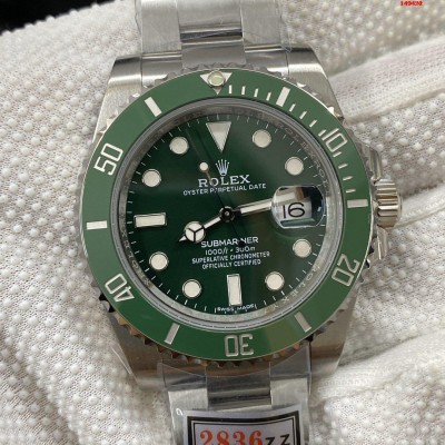 zz厂v2s版本绿水鬼重磅来袭使用cle 高仿品牌手表 精仿奢侈品腕表