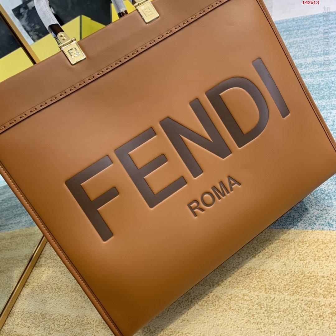 FEND1中号手提袋双手柄玳瑁色硬质有机玻 高仿芬迪包包 精仿芬迪女包 原版芬迪女包 A货芬迪女包 原单芬迪女包 