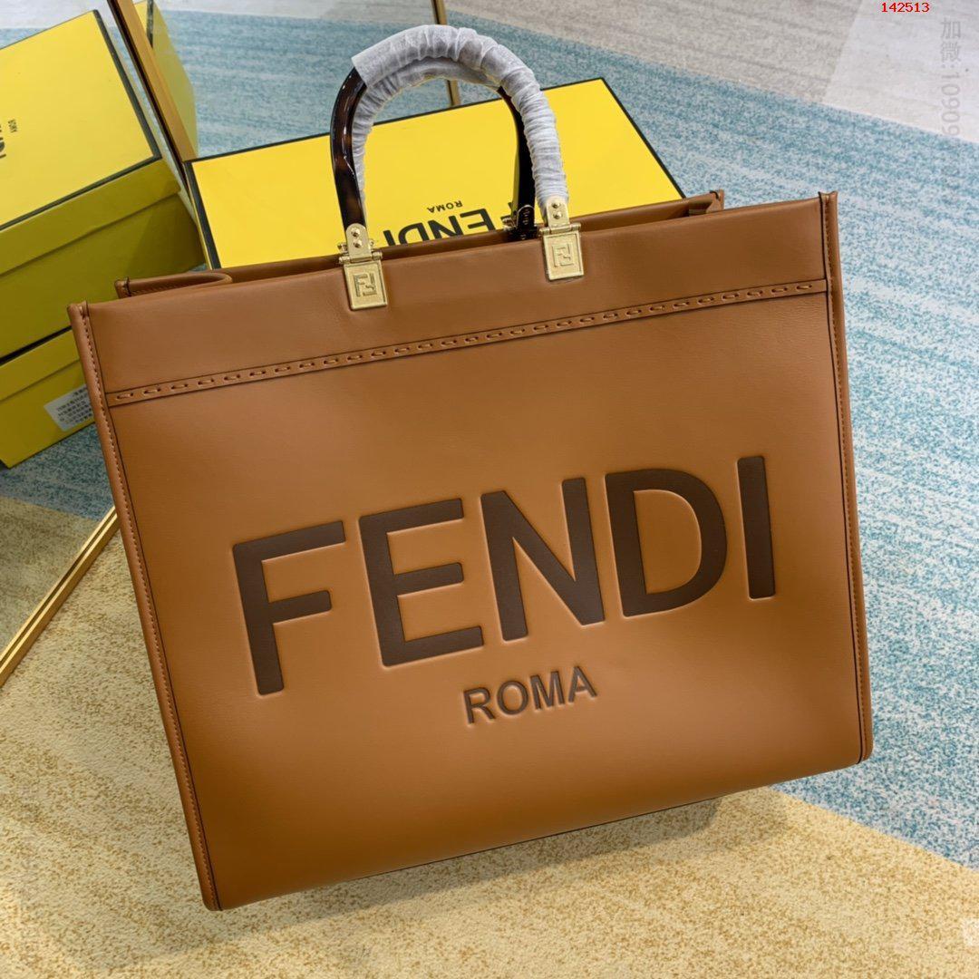 FEND1中号手提袋双手柄玳瑁色硬质有机玻 高仿芬迪包包 精仿芬迪女包 原版芬迪女包 A货芬迪女包 原单芬迪女包 