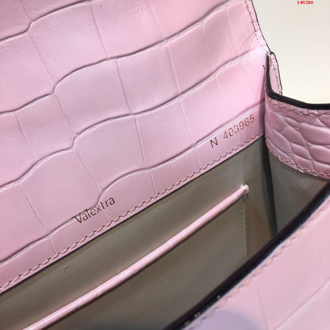粉色小号Valextra瓦莱意大利Superbags包 高仿瓦莱克斯包包 