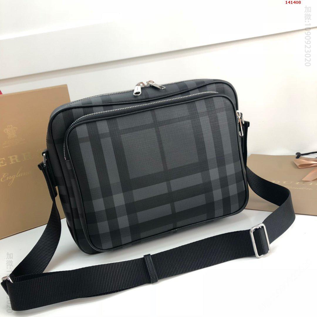 原单巴宝莉男包 巴宝莉男包Burberry最新London格纹巴宝莉信使包搭配柔原单巴宝莉男包价格 141408