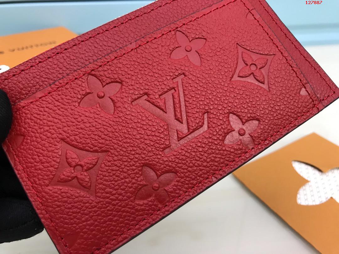 顶级原单 大红本款拉链卡夹, 高仿路易威登钱包 精仿LV手包 原版LV钱包 A货LV钱包 原单经典款LV钱包 M67853