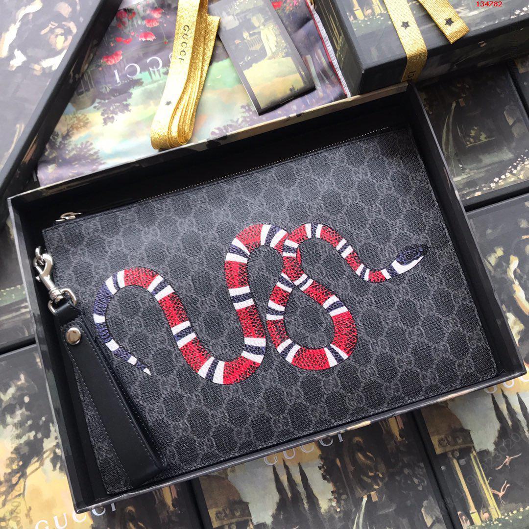 2023新款高端品质珊瑚蛇印花GGSupreme
