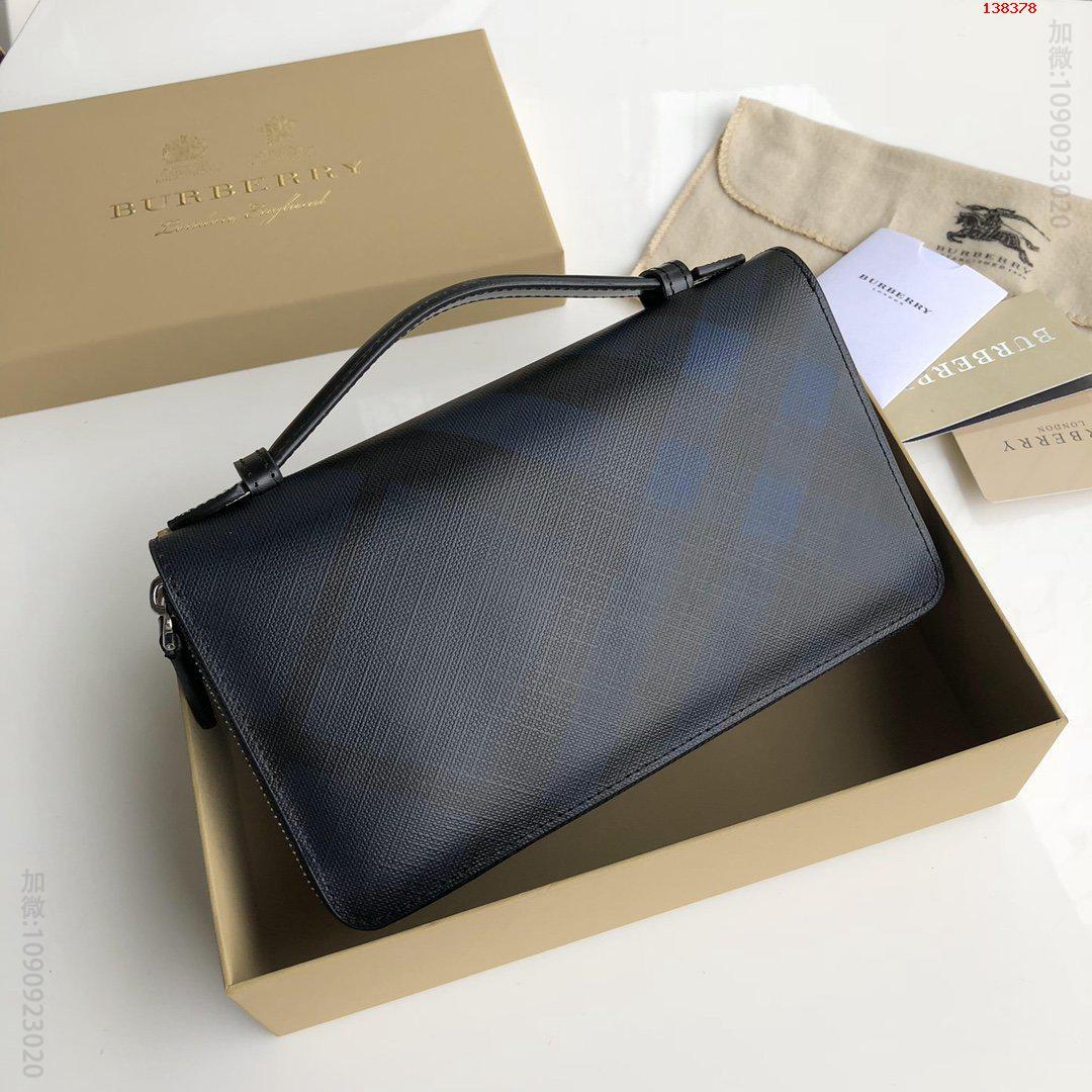 B家双拉款品质巴宝莉双拉链进口南非皮