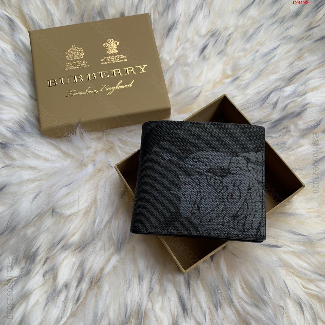 博柏利【B家】Burberry巴宝莉短夹钱包格纹