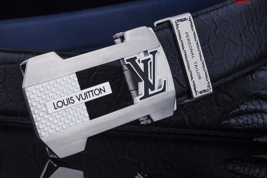 LV自动扣腰带NFC扫描皮带尾部就可 高仿路易威登腰带 精仿LV腰带 原版LV腰带 A货LV腰带 原单经典款LV腰带 