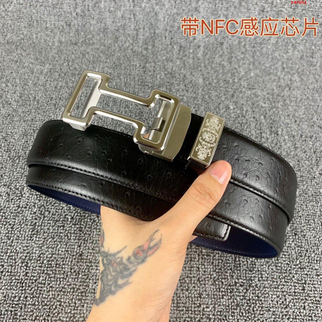 爱马仕NFC扫描皮带尾部就可链接跳入官方网站高端