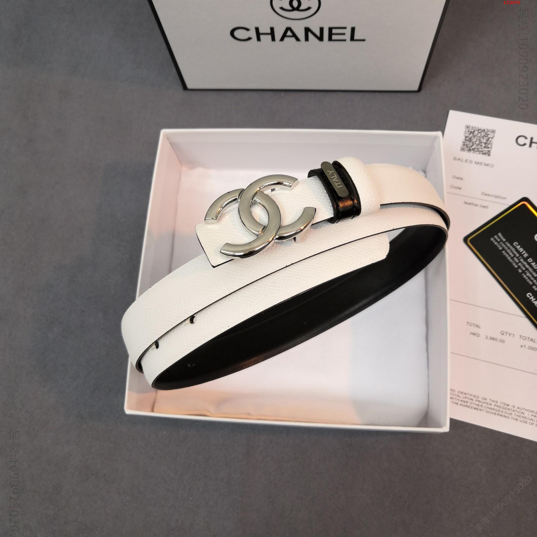 CHANEL香奈儿腰带小香经典版型新款官网同步2.5cm双面手掌纹原产高仿香奈儿腰带价格
