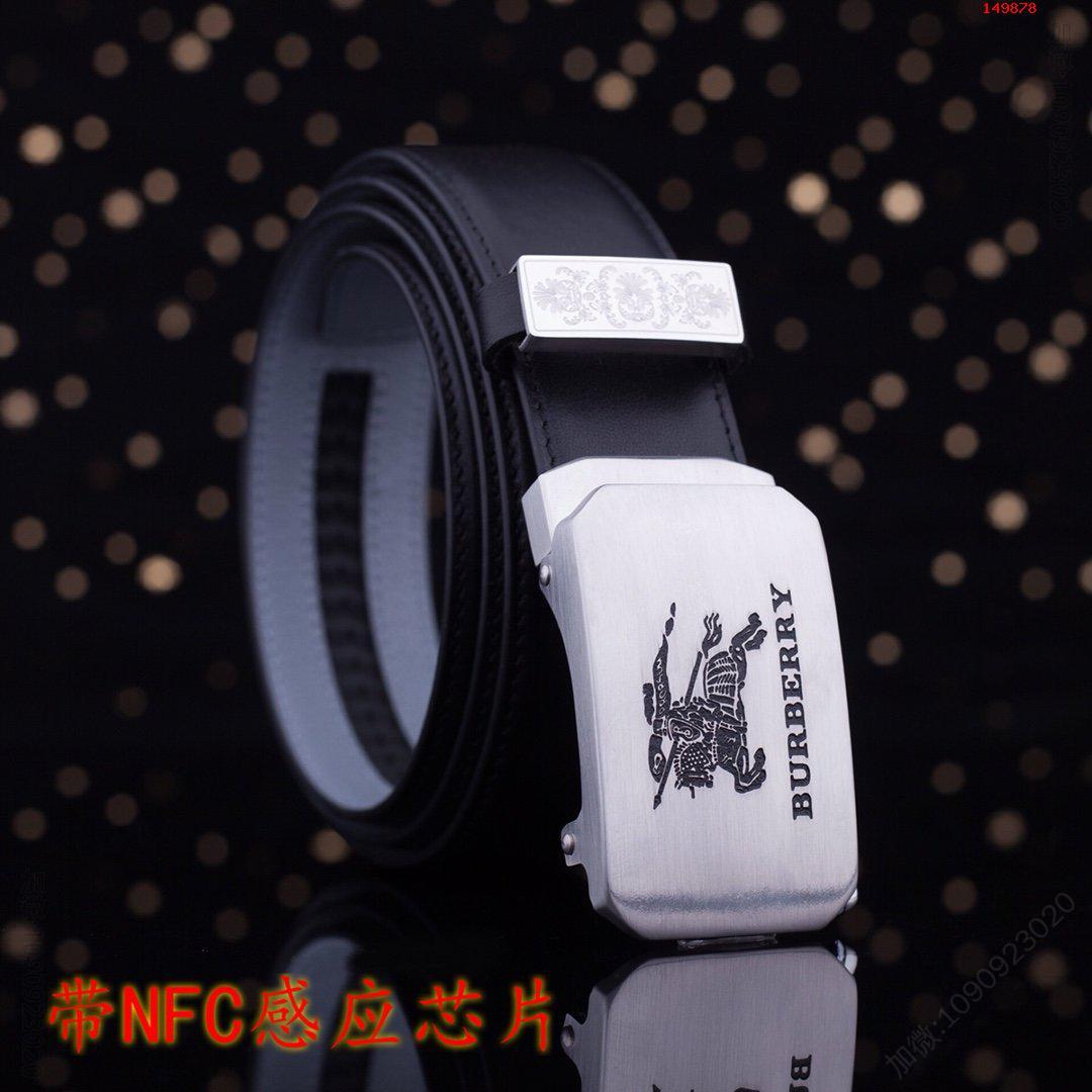 巴宝莉NFC扫描皮带尾部就可链接跳入官方网站高端