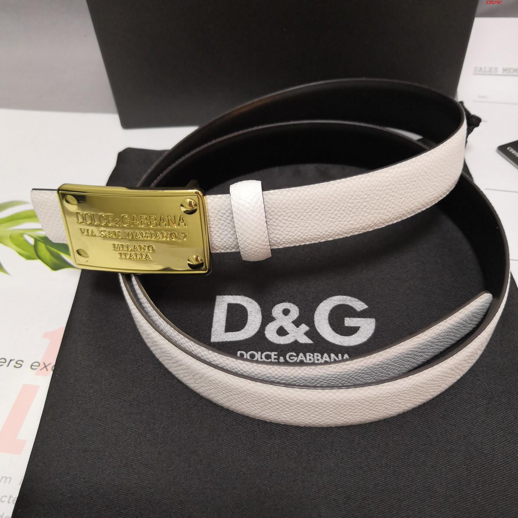 D&G新款同步，双面手掌纹进口牛皮，质感柔软 哪里有卖高仿DG皮带 精仿DG皮带 原版DG皮带 A货DG皮带 原单DG皮带 