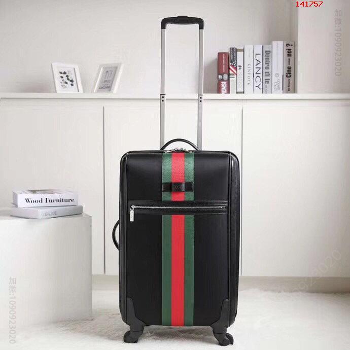 古驰16寸航空登机箱意大利进口降落伞布古驰经典编织红绿带