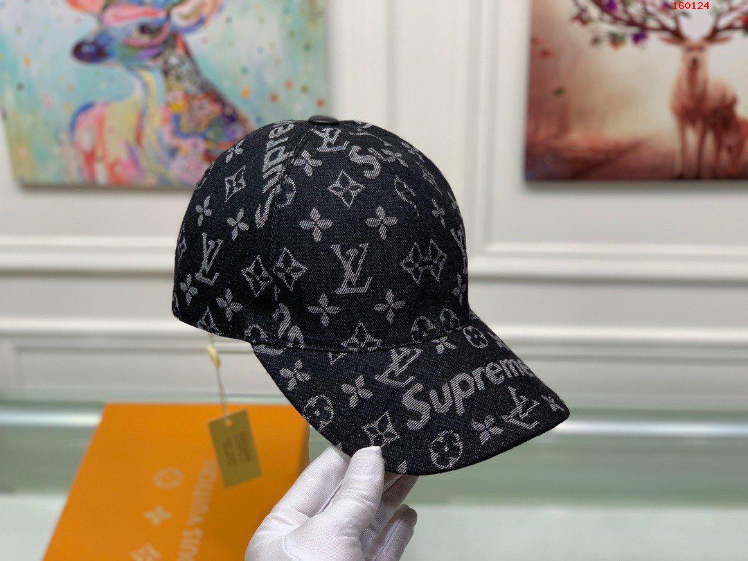 新款出货配盒子布袋LV supreme 高仿品牌帽子 精仿品牌帽子 原版品牌帽子 A货品牌帽子 原单品牌帽子 