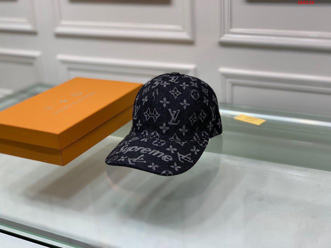 新款出货配盒子布袋LV supreme 高仿品牌帽子 精仿品牌帽子 原版品牌帽子 A货品牌帽子 原单品牌帽子 