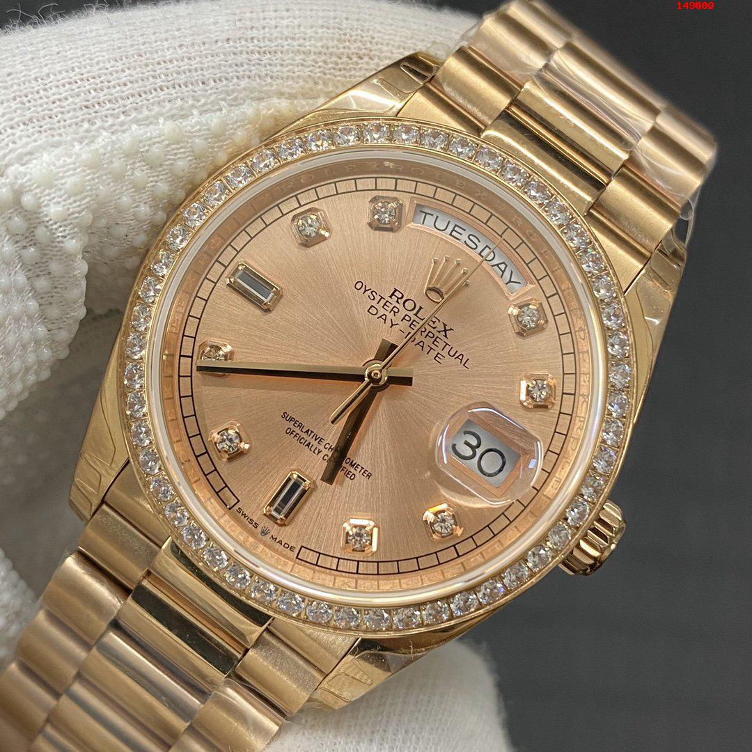 EW劳力士星期日志型361表盘设有18c 高仿品牌手表 精仿奢侈品腕表 