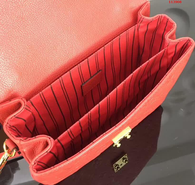 红色PochetteMetis手袋 原单LV女包 M41487