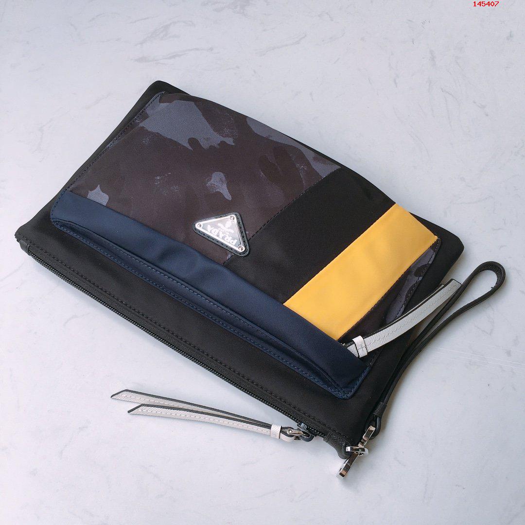 独家首发2NH007新款拼彩色手包采用进口 高仿品牌手拿包/钱包 