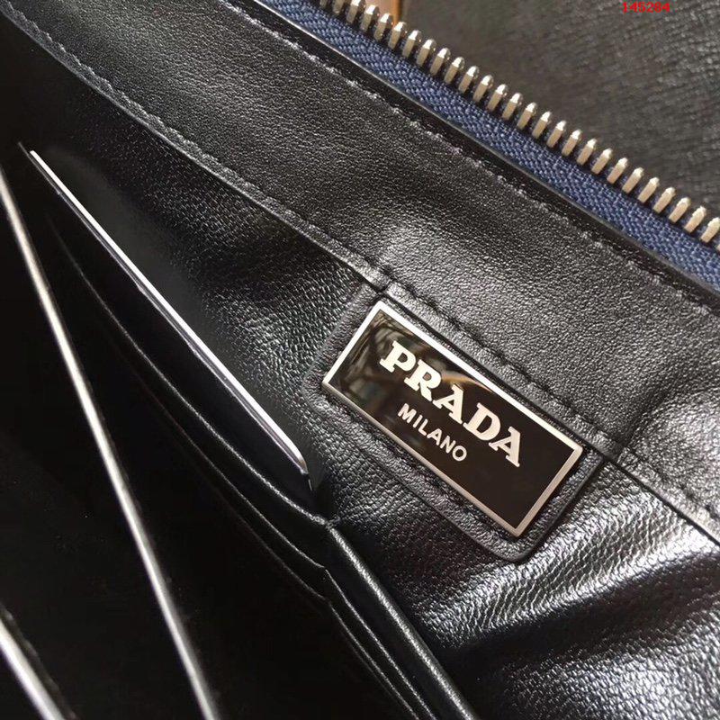 P家出新款手包001A蓝色顶级货专柜 高仿品牌手拿包/钱包 