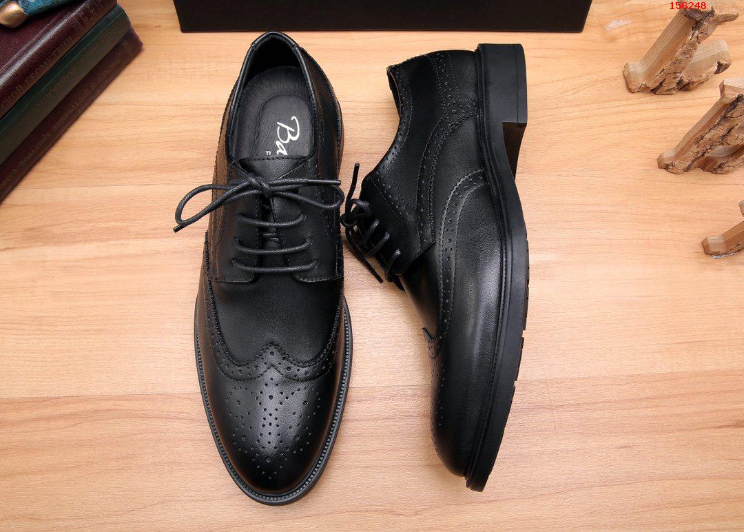 强力推荐高质量最高版本真材实料巴尔曼 高仿名牌男鞋 