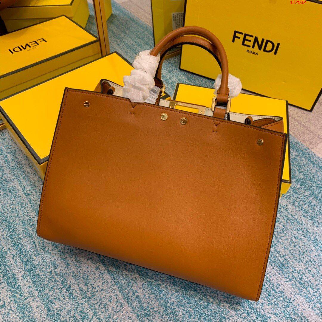 FENDI Peekaboo X-Lite手袋 新品购物袋 高仿芬迪 FD674