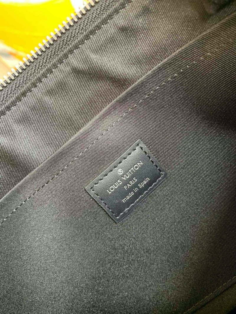 老花LV男包 LV Pochette Discovery 手袋 Gaston Labels 限量版系列手包 原单路易威登男包 高仿LV M69256