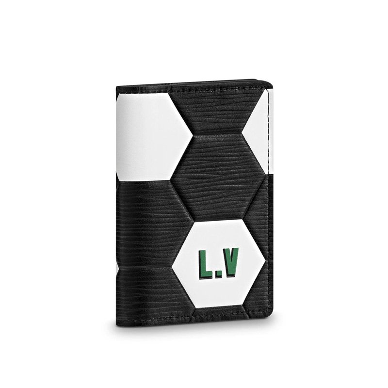 LV钱包 LV 口袋钱夹 LV2023世界杯官方授权系列 LV钱包 LV卡包 黑色 原单路易威登钱夹 A货LV钱夹 M63296