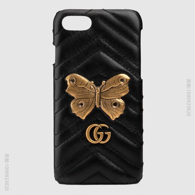 474804 GUCCI GG Marmont系列飞蛾造型铆钉 绗缝皮革 i...