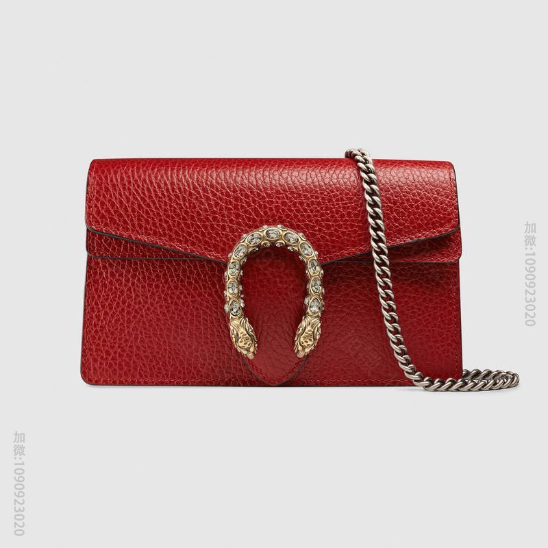 476432 GUCCI Dionysus 系列 织纹皮革 超迷你手袋 芙蓉...