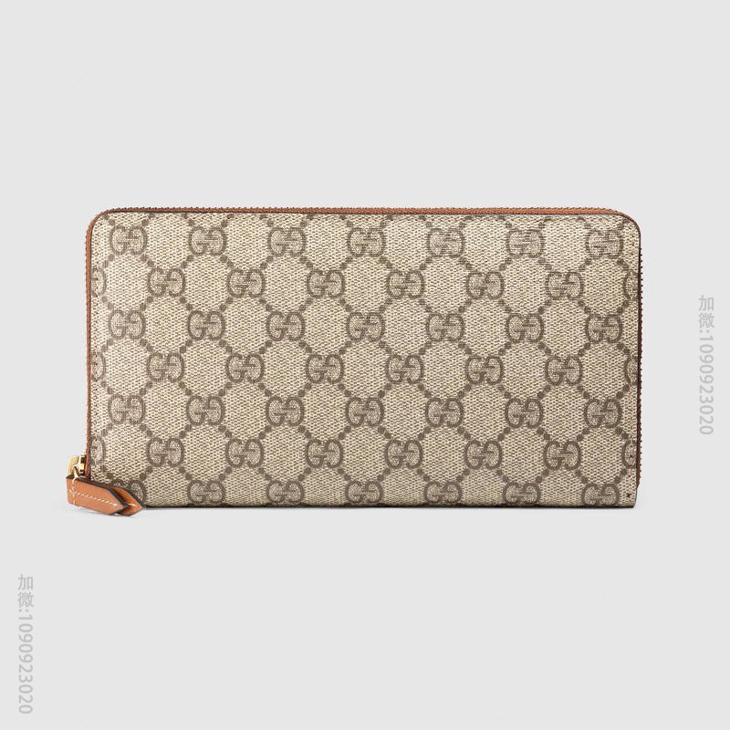 410103 GUCCI GG Supreme高级人造帆布 大号 全拉链式皮...