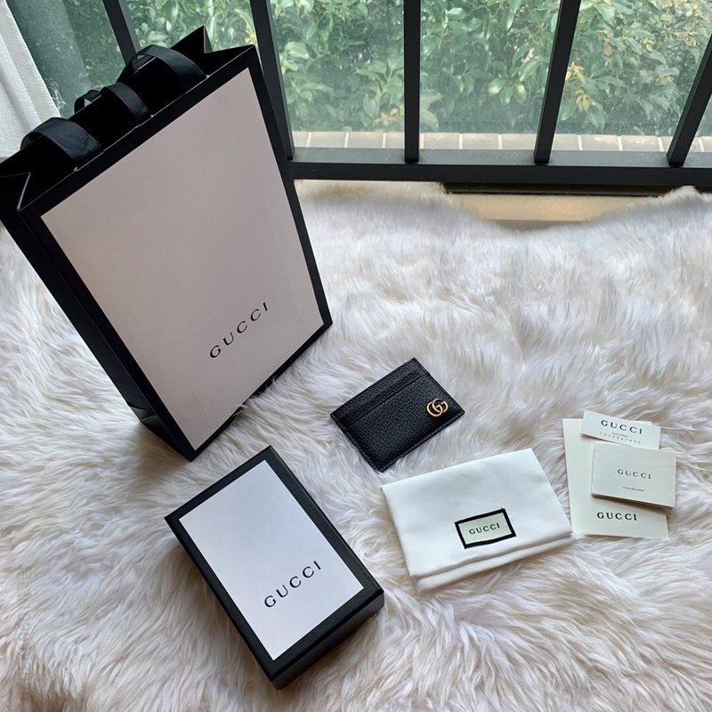 428777 Gucci Zumi系列卡片夹 Gucci卡包 黑色
