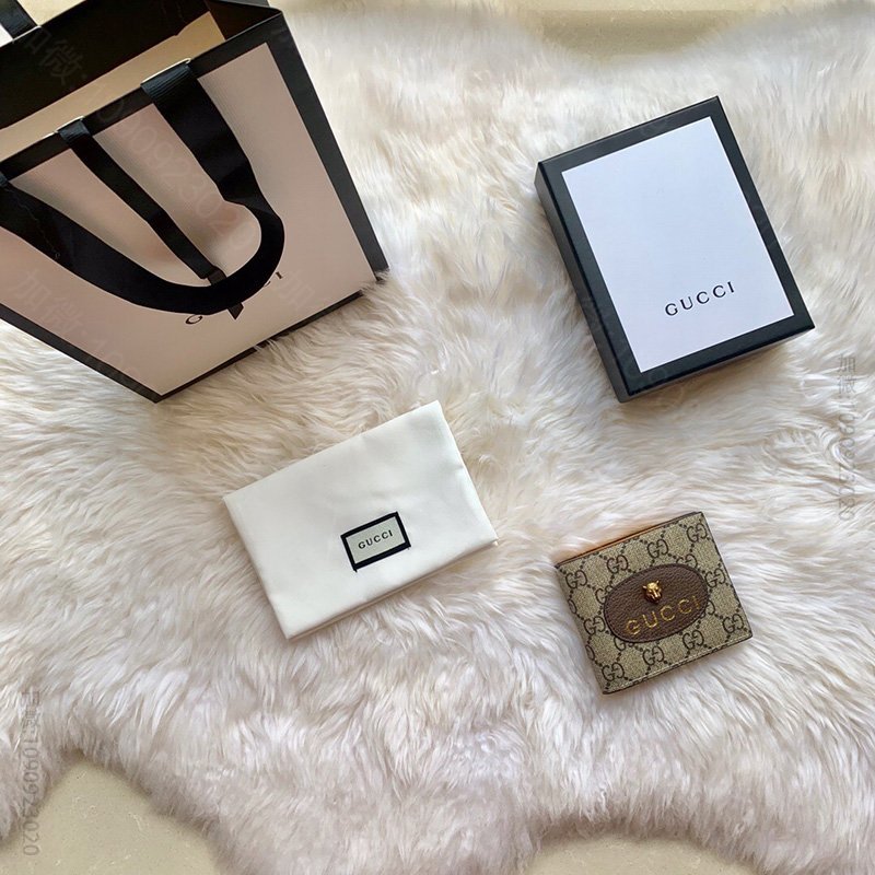 473954 Gucci Neo Vintage高级人造帆布钱包 Gucci...