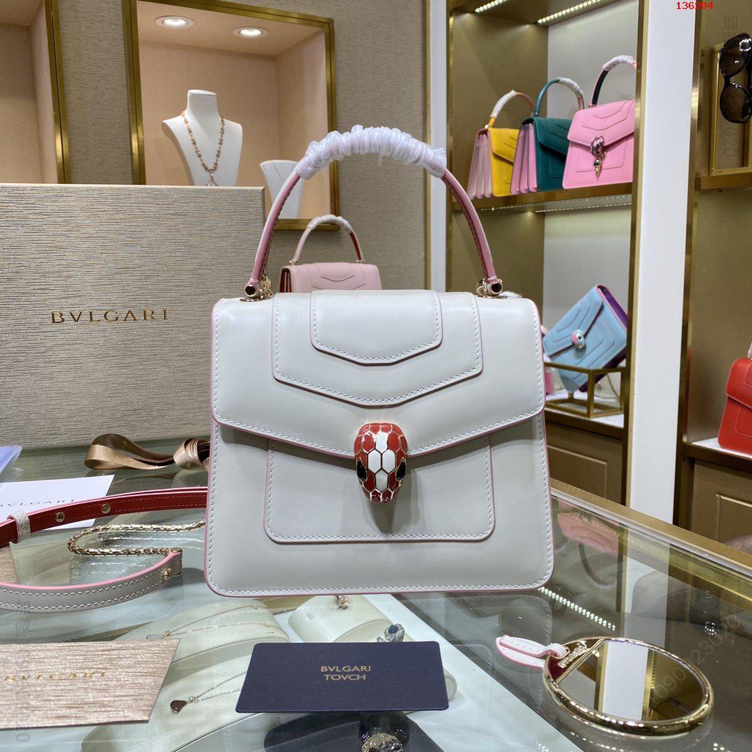 高仿宝格丽女包 宝格丽女包宝格丽新品撞色SerpentiForever斜挎包3BVLGARI图片 