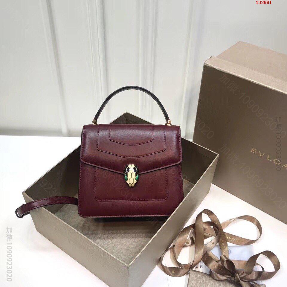 20cm三层B家爆款三层珐琅蛇头包B38329品