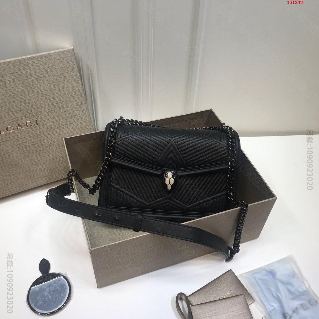 【Bvlgari】宝格丽专柜新型蛇头包蛇形绣线限定款 高仿宝