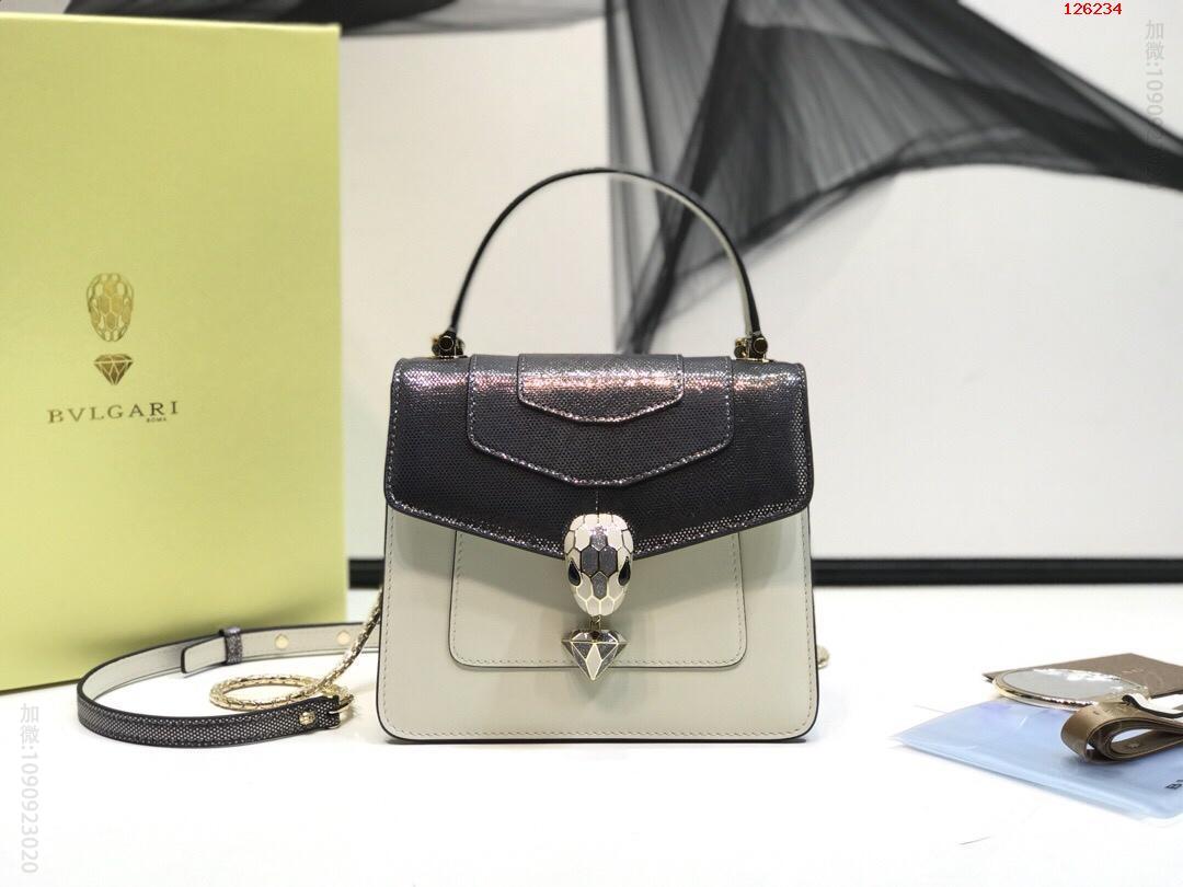 【Bvlgari】宝格丽专柜新品Serpenti手提包，金