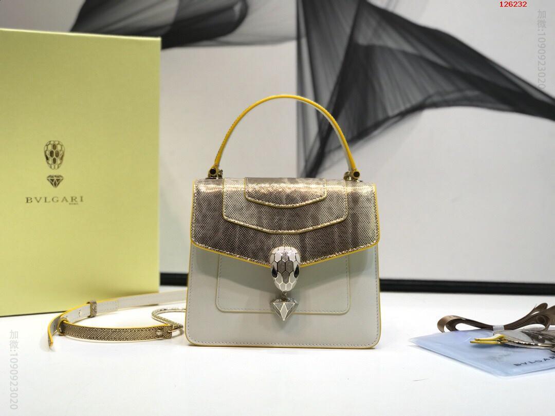 【Bvlgari】宝格丽专柜新品Serpenti手提包，金