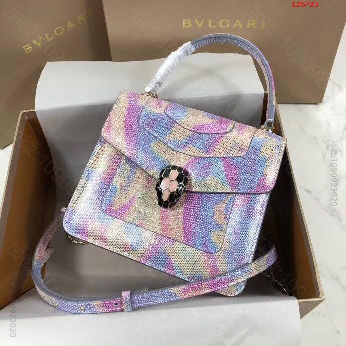 18cm三层【Bvlgari】宝格丽专柜新品限量水桶包蛇皮款