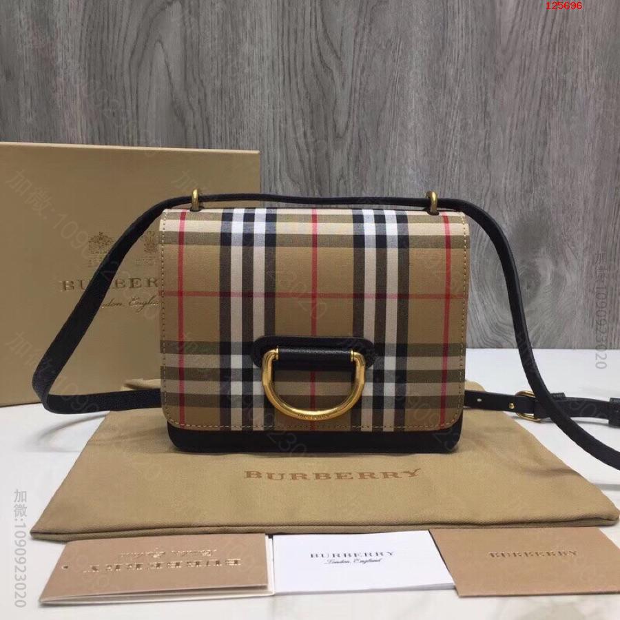 【Burberry】巴宝莉专柜同步新品独家款发售立挺版型D型环包