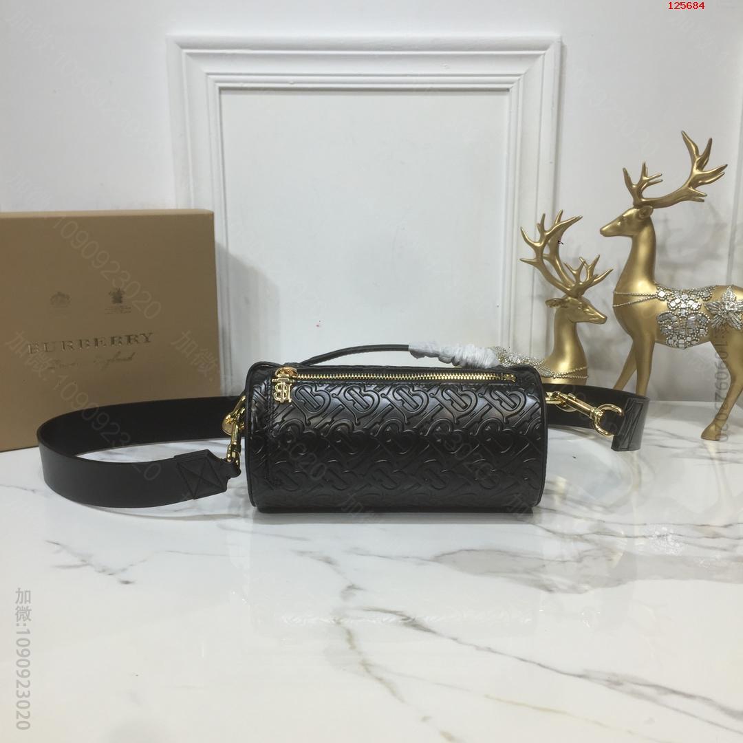 【Burberry】巴宝莉专柜新品圆柱形迷你包