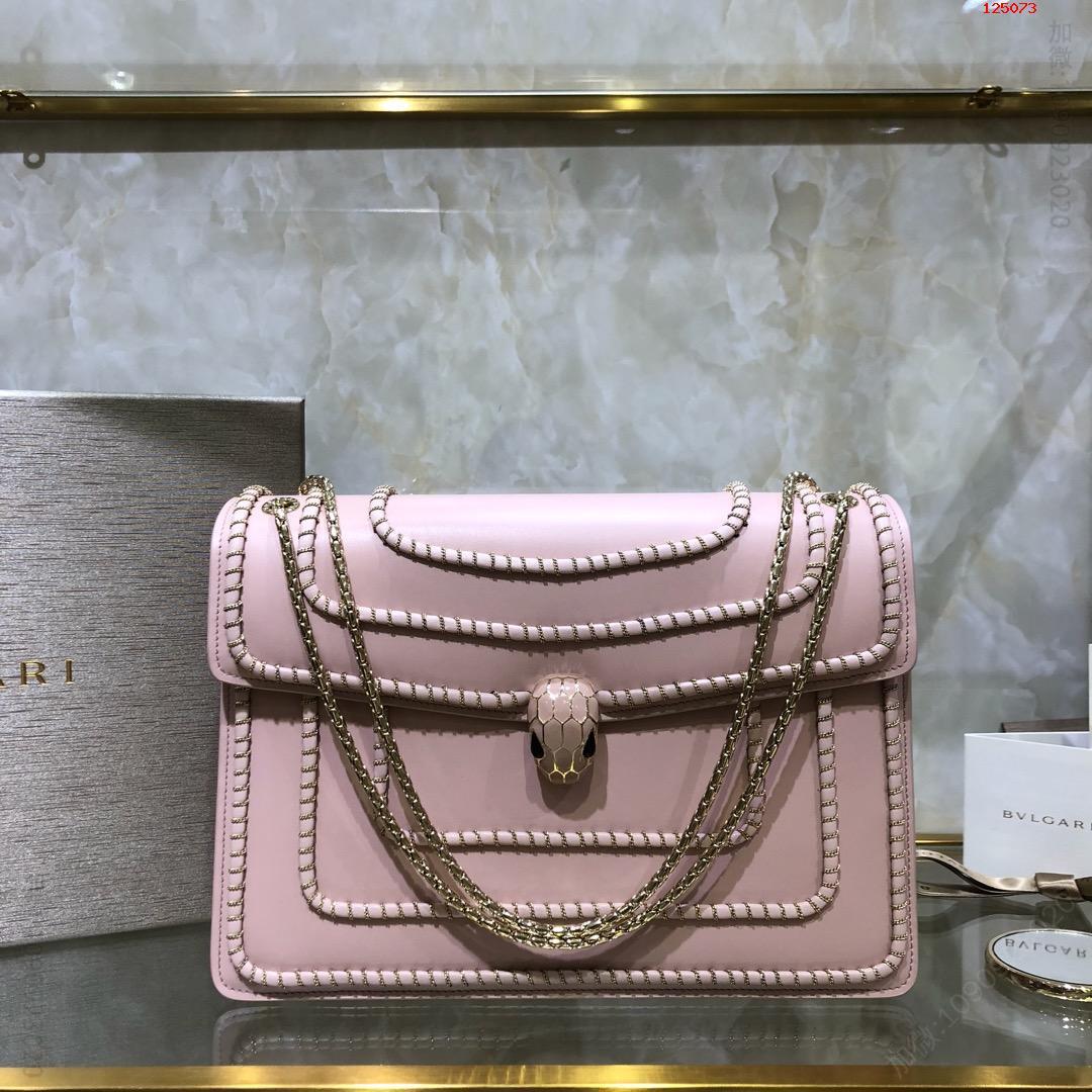 【Bvlgari】宝格丽专柜最新穿链限量款蛇头双层包