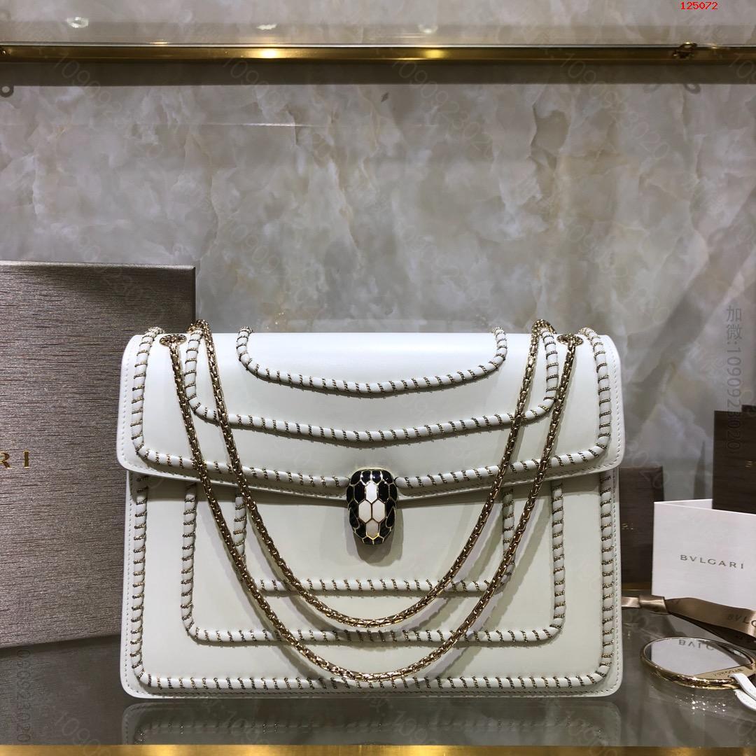 【Bvlgari】宝格丽专柜最新穿链限量款蛇头双层包