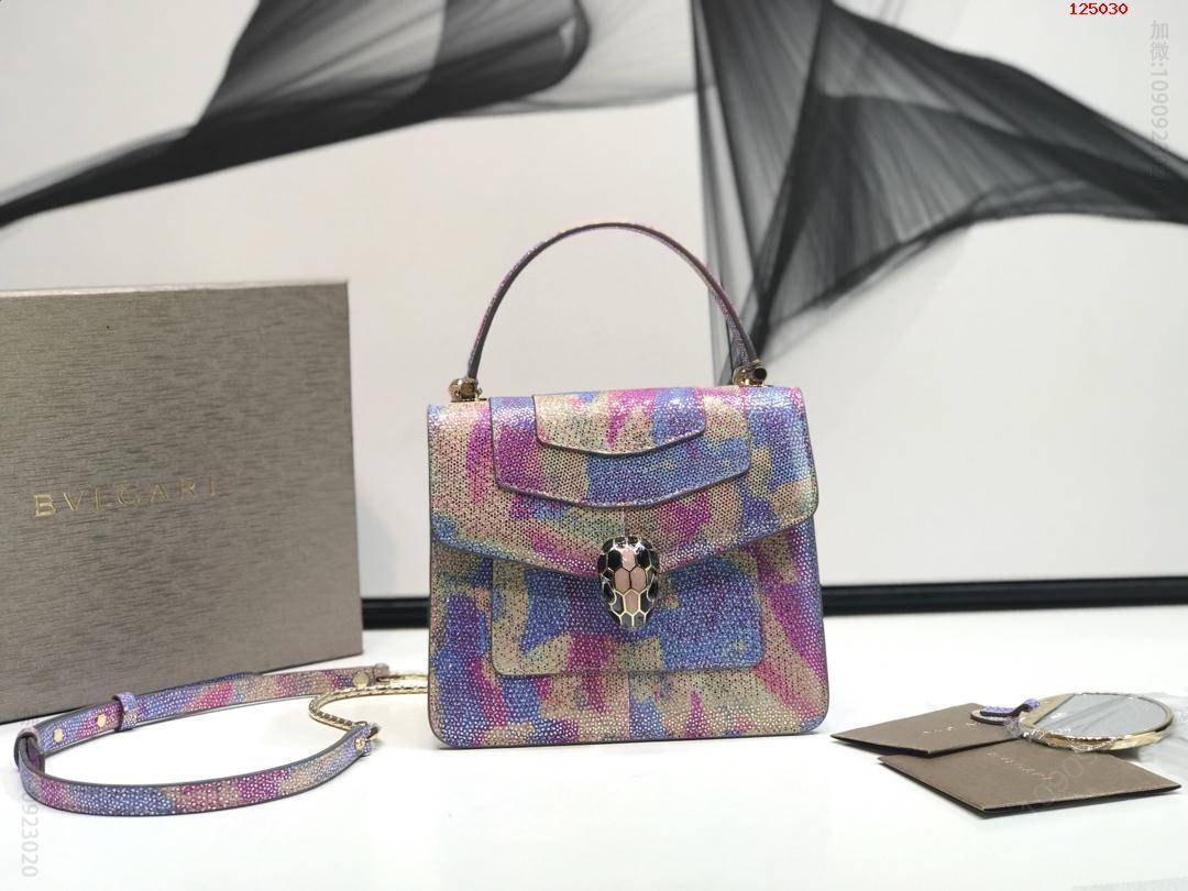 【Bvlgari】宝格丽专柜同步新款炫彩蛇皮系列282268
