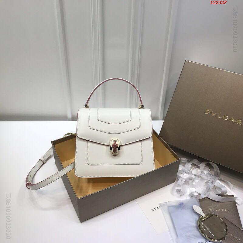 20cm三层【Bvlgari】宝格丽专柜新款三层珐琅蛇头包